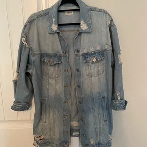 Long Jean jacket